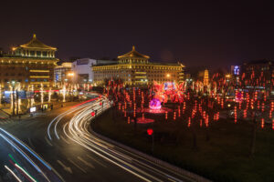 Xi'an City Wall Light Show 2