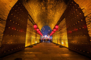 Xi'an City Wall Light Show 3